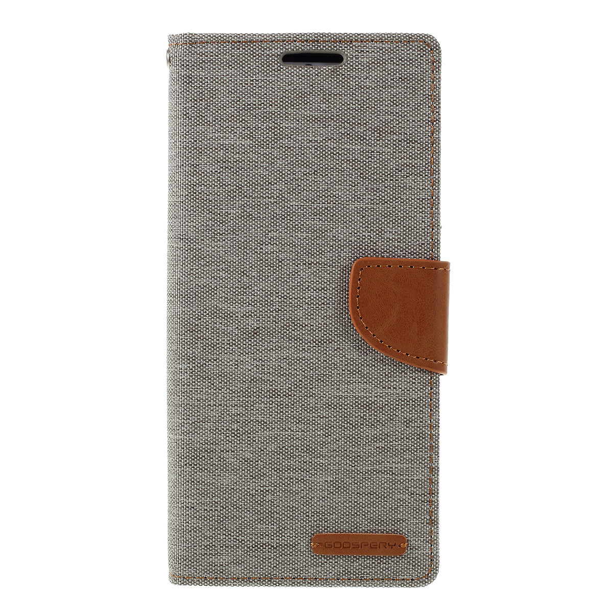 MERCURY GOOSPERY Canvas Diary Leather Cell Phone Case for Samsung Galaxy S20 Plus / S20 Plus 5G - Grey