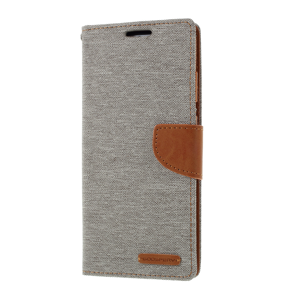 MERCURY GOOSPERY Canvas Diary Leather Cell Phone Case for Samsung Galaxy S20 Plus / S20 Plus 5G - Grey