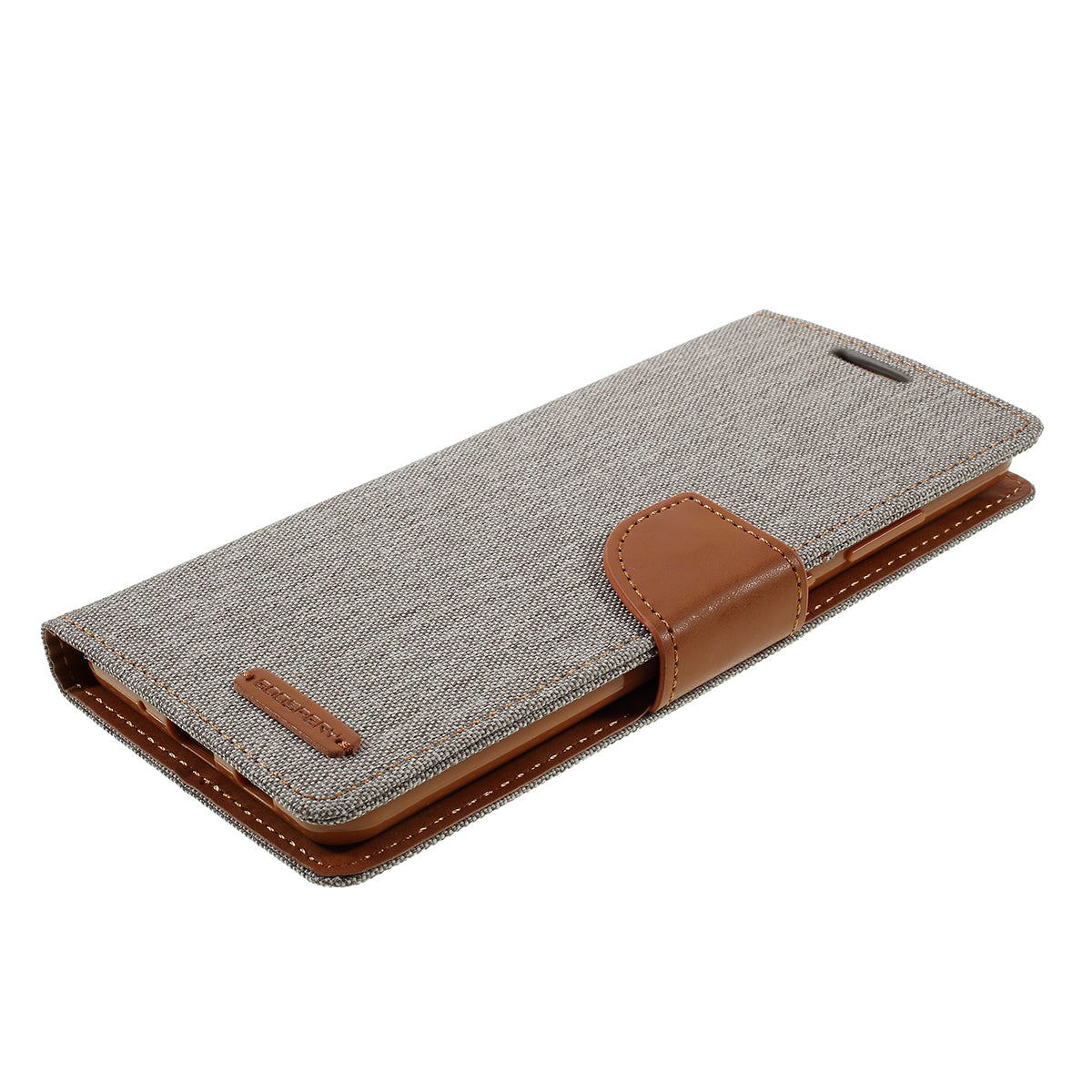 MERCURY GOOSPERY Canvas Diary Leather Wallet Case for Samsung Galaxy S20 Ultra - Grey