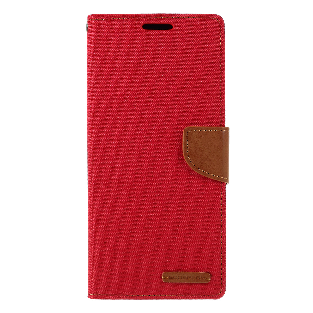 MERCURY GOOSPERY Canvas Diary Leather Wallet Case for Samsung Galaxy S20 Ultra - Red