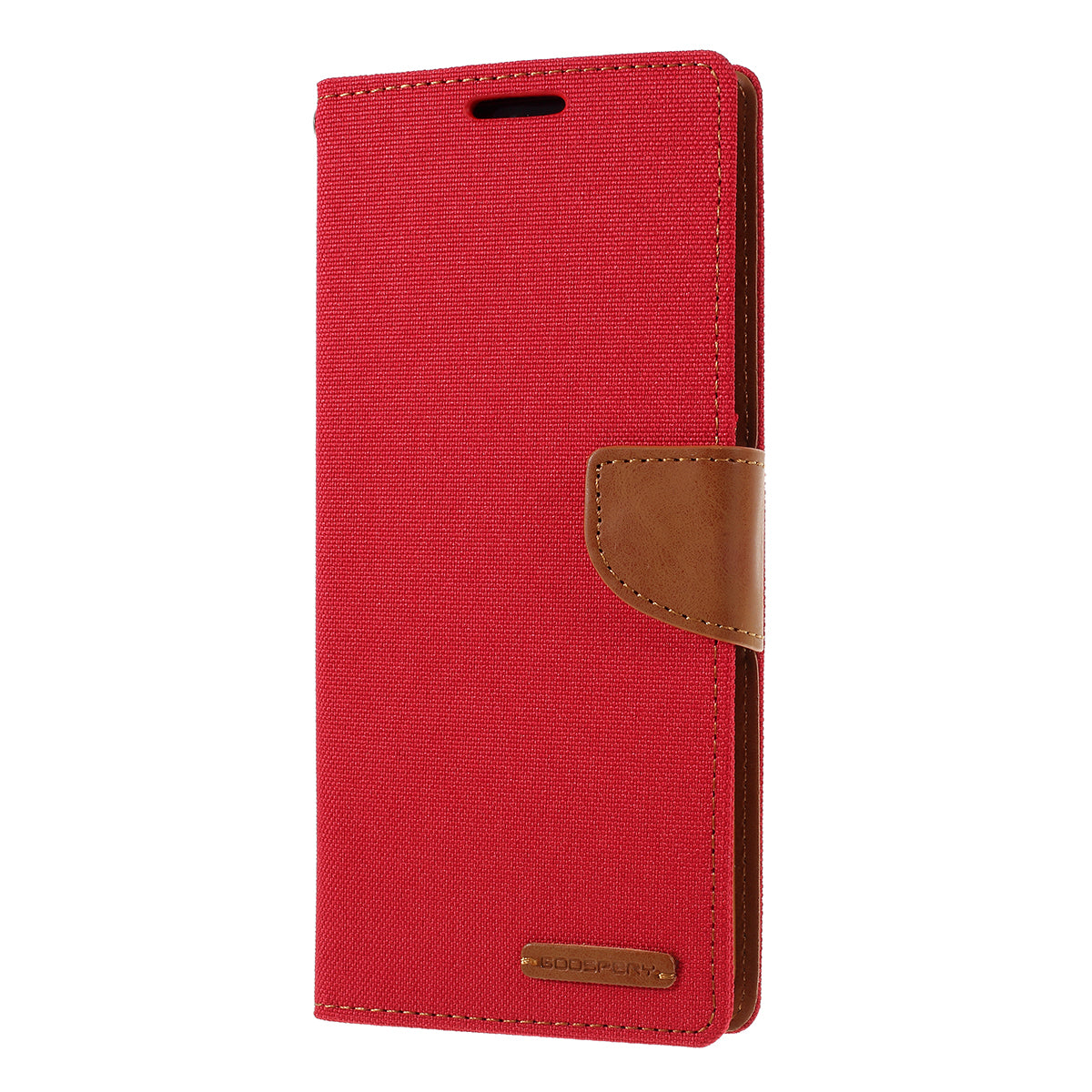 MERCURY GOOSPERY Canvas Diary Leather Wallet Case for Samsung Galaxy S20 Ultra - Red