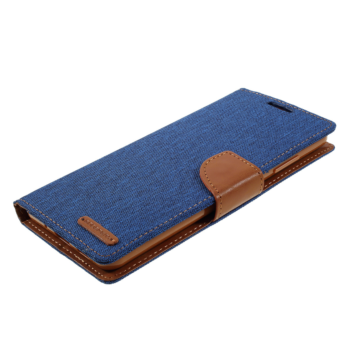 MERCURY GOOSPERY Canvas Diary Leather Wallet Case for Samsung Galaxy S20 Ultra - Blue