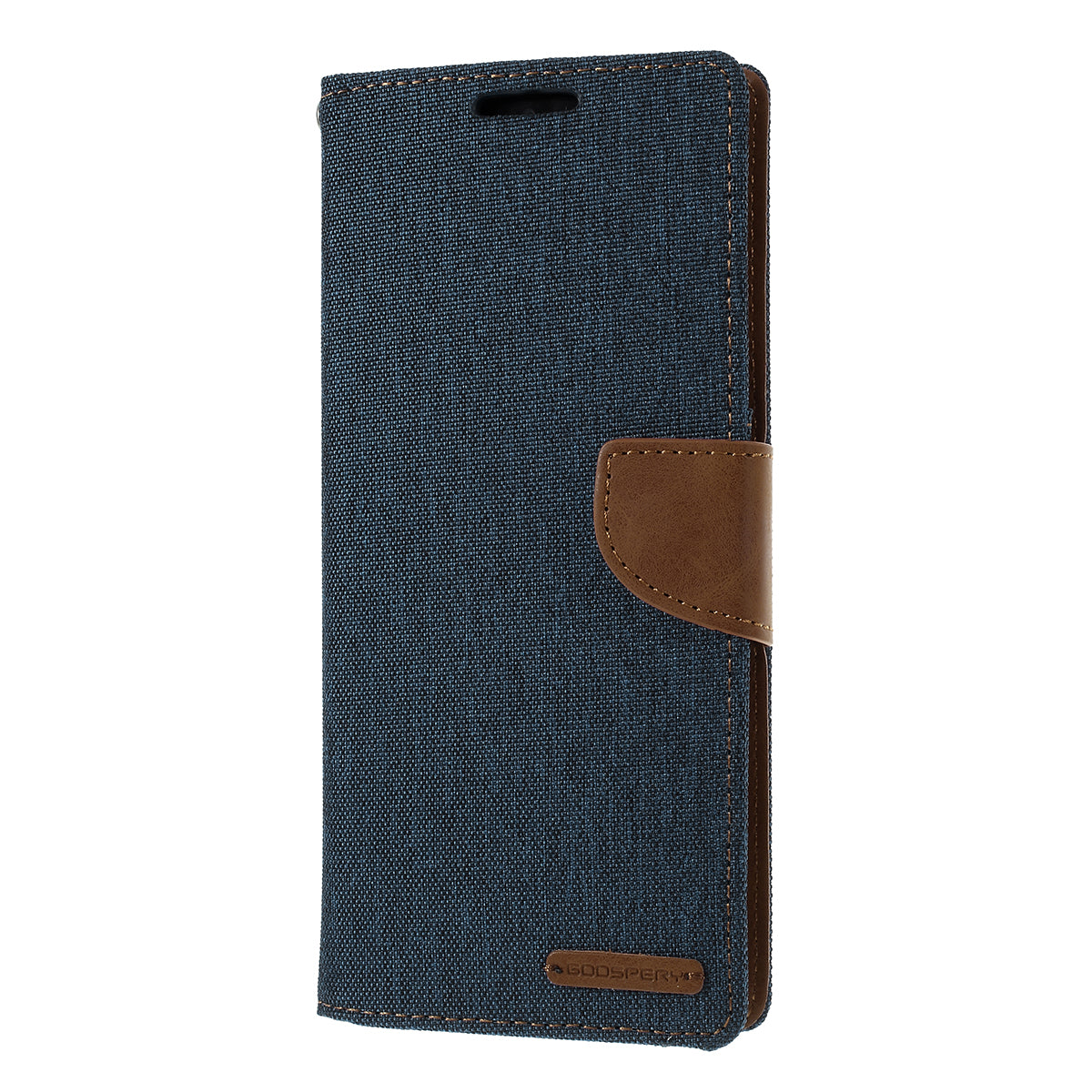 MERCURY GOOSPERY Canvas Diary Leather Wallet Case for Samsung Galaxy S20 Ultra - Dark Blue