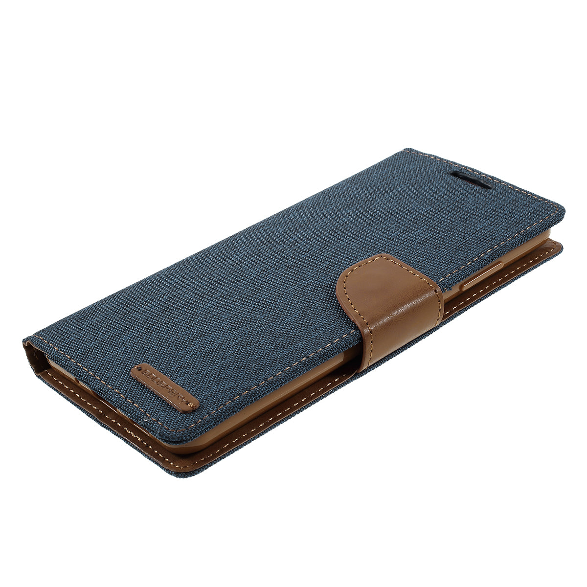 MERCURY GOOSPERY Canvas Diary Leather Wallet Case for Samsung Galaxy S20 Ultra - Dark Blue