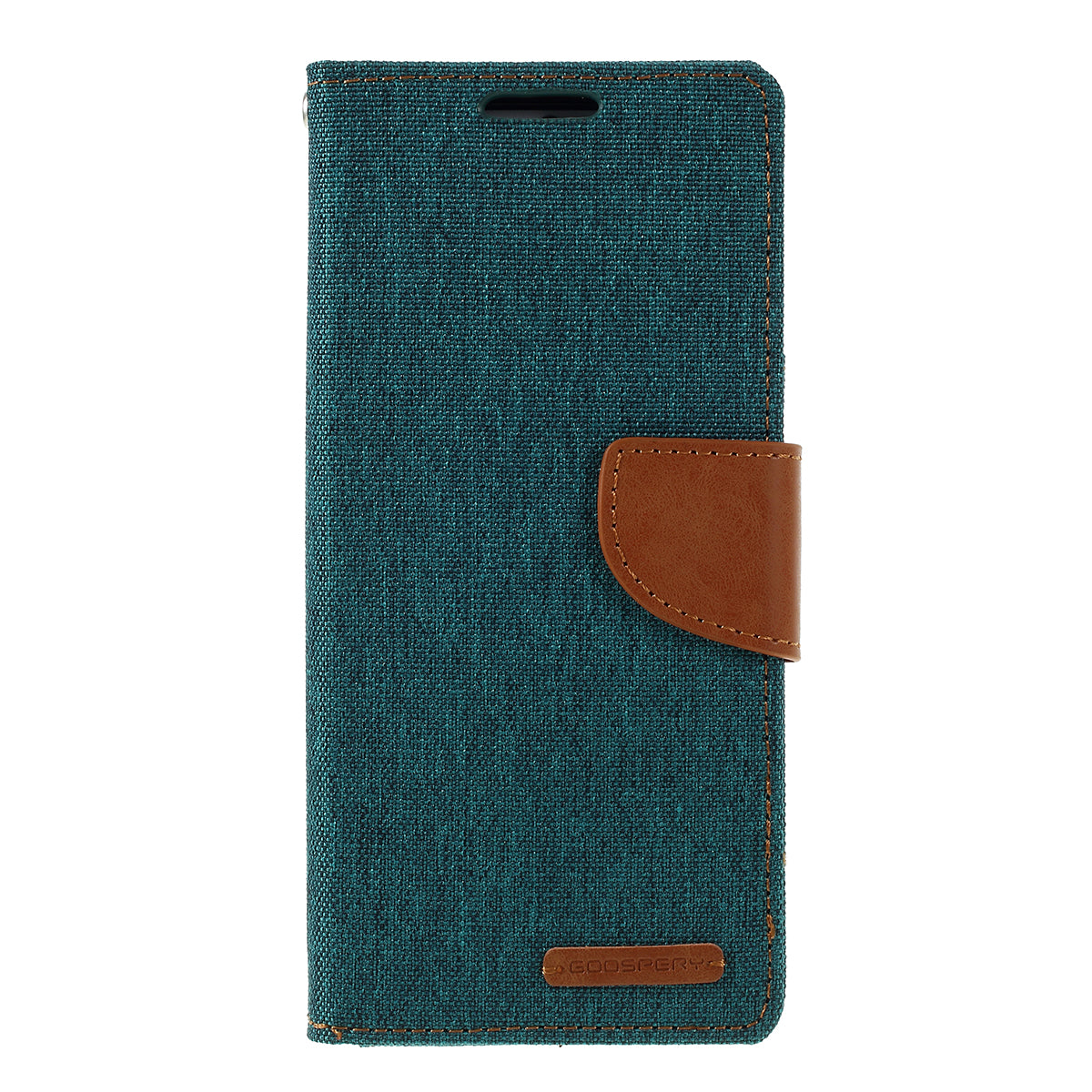 MERCURY GOOSPERY Canvas Diary Leather Cell Phone Case for Samsung Galaxy S20 4G/S20 5G - Green