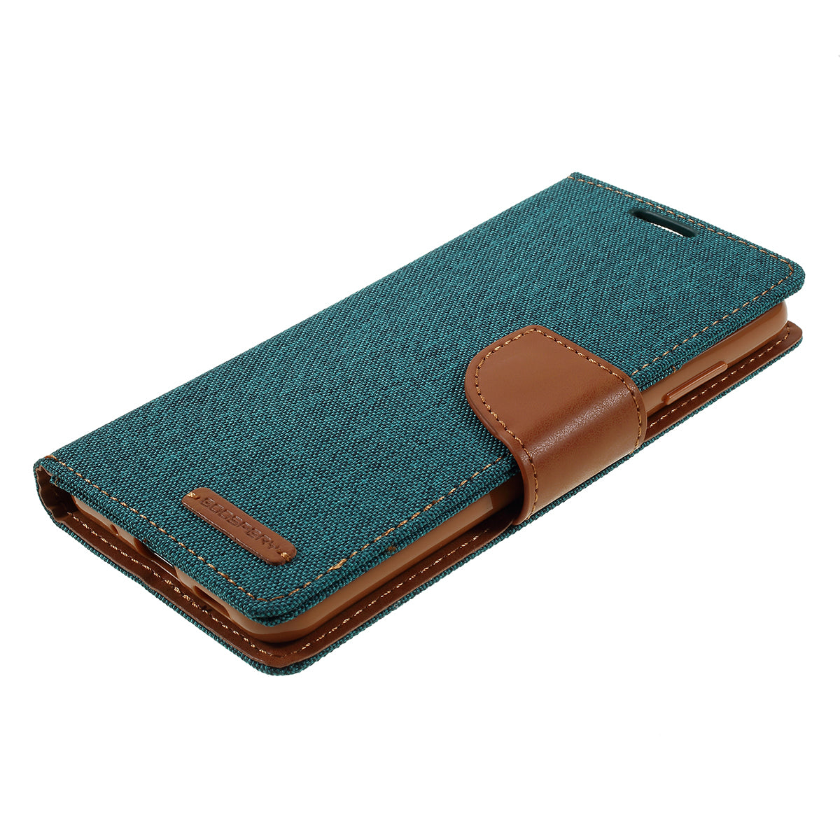 MERCURY GOOSPERY Canvas Diary Leather Cell Phone Case for Samsung Galaxy S20 4G/S20 5G - Green