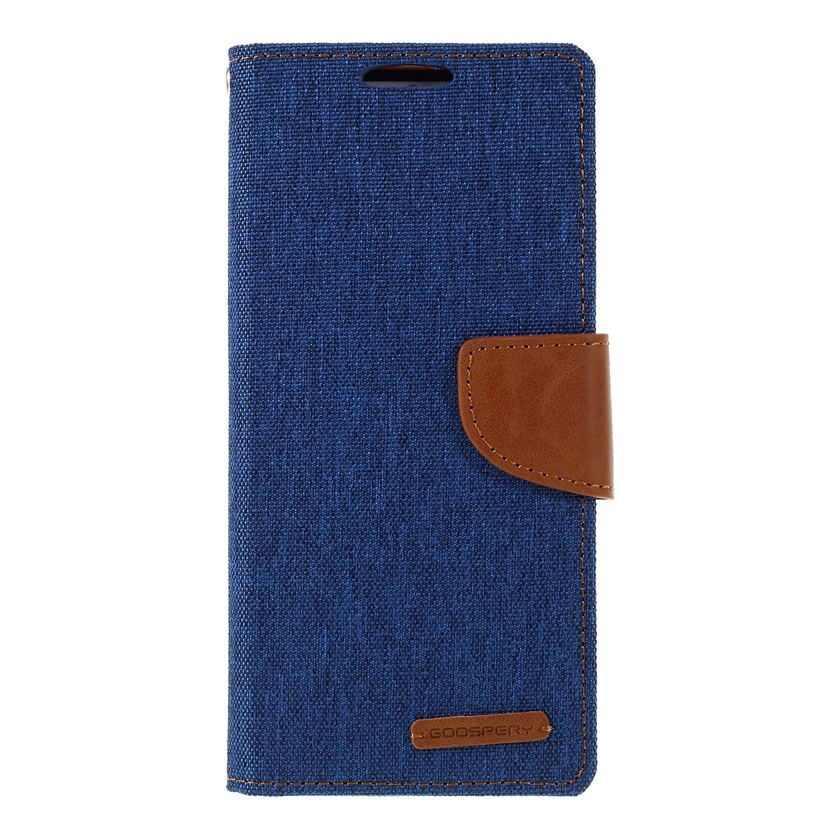 MERCURY GOOSPERY Canvas Diary Leather Cell Phone Case for Samsung Galaxy S20 4G/S20 5G - Blue