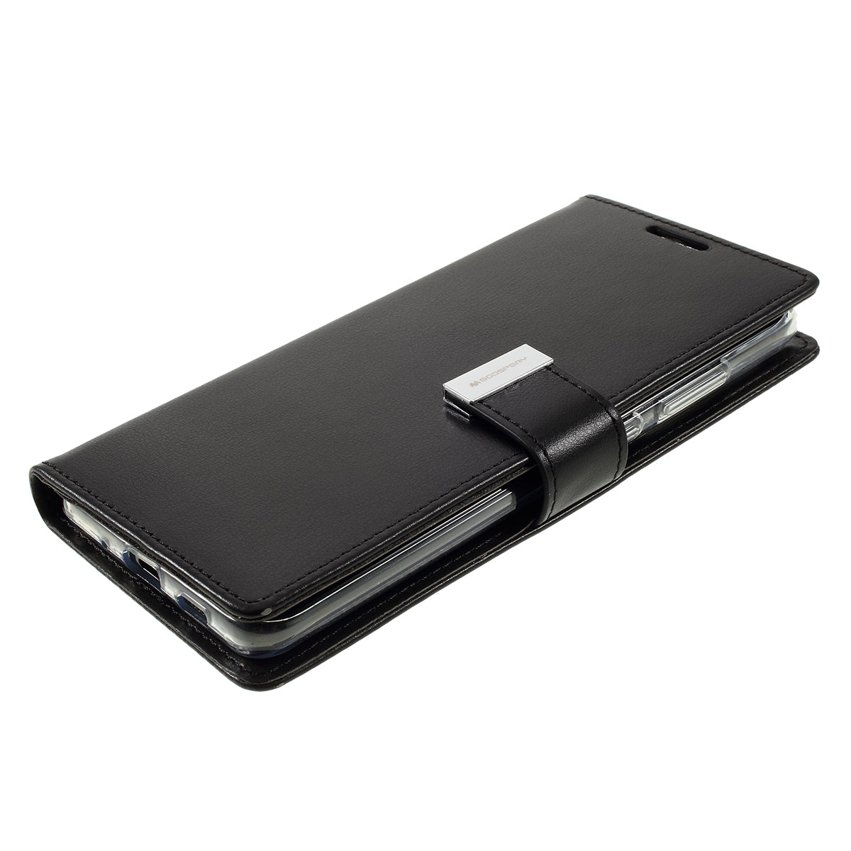 MERCURY GOOSPERY Rich Diary Leather Wallet Protection Case for Samsung Galaxy S20 Ultra - Black