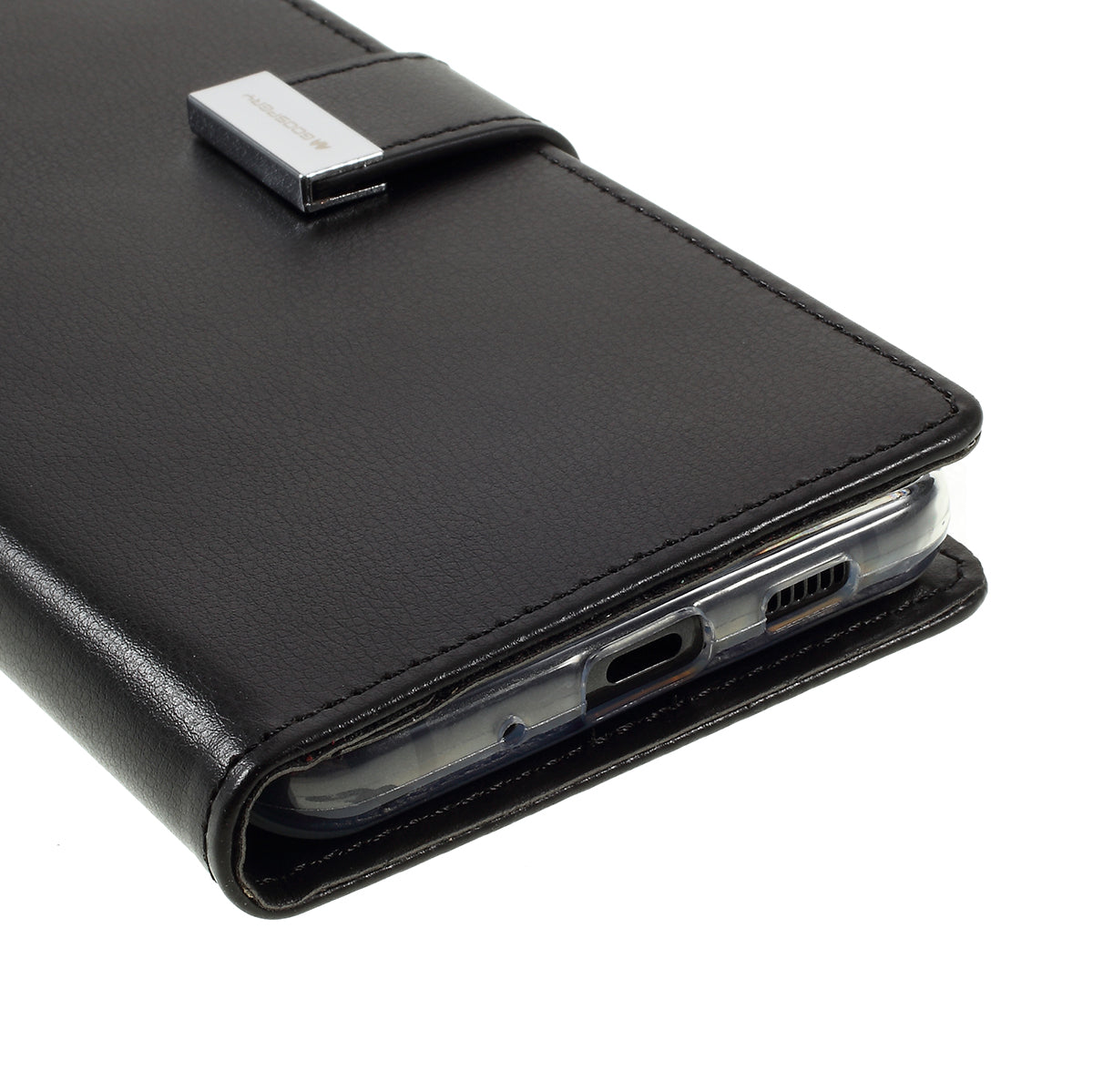 MERCURY GOOSPERY Rich Diary Leather Wallet Protection Case for Samsung Galaxy S20 Ultra - Black