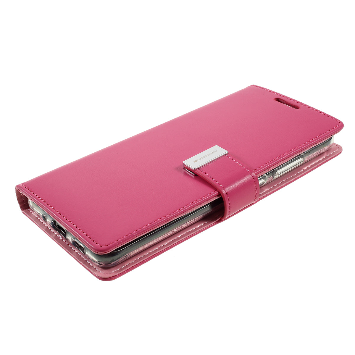 MERCURY GOOSPERY Rich Diary Leather Wallet Protection Case for Samsung Galaxy S20 Ultra - Rose