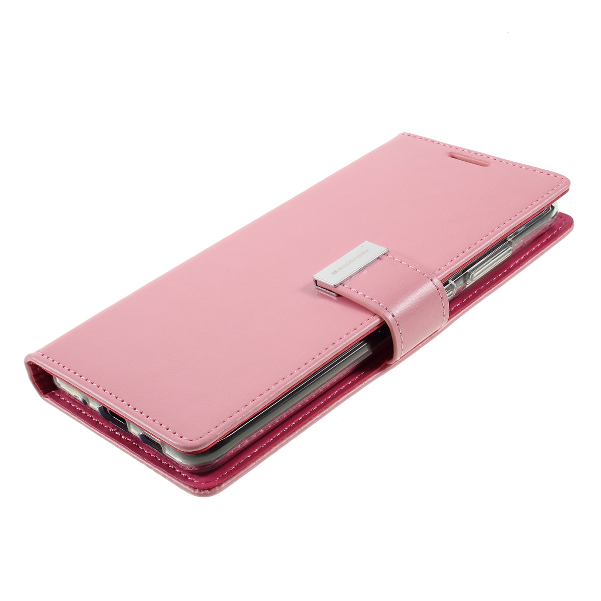 MERCURY GOOSPERY Rich Diary Leather Wallet Protection Case for Samsung Galaxy S20 Ultra - Pink