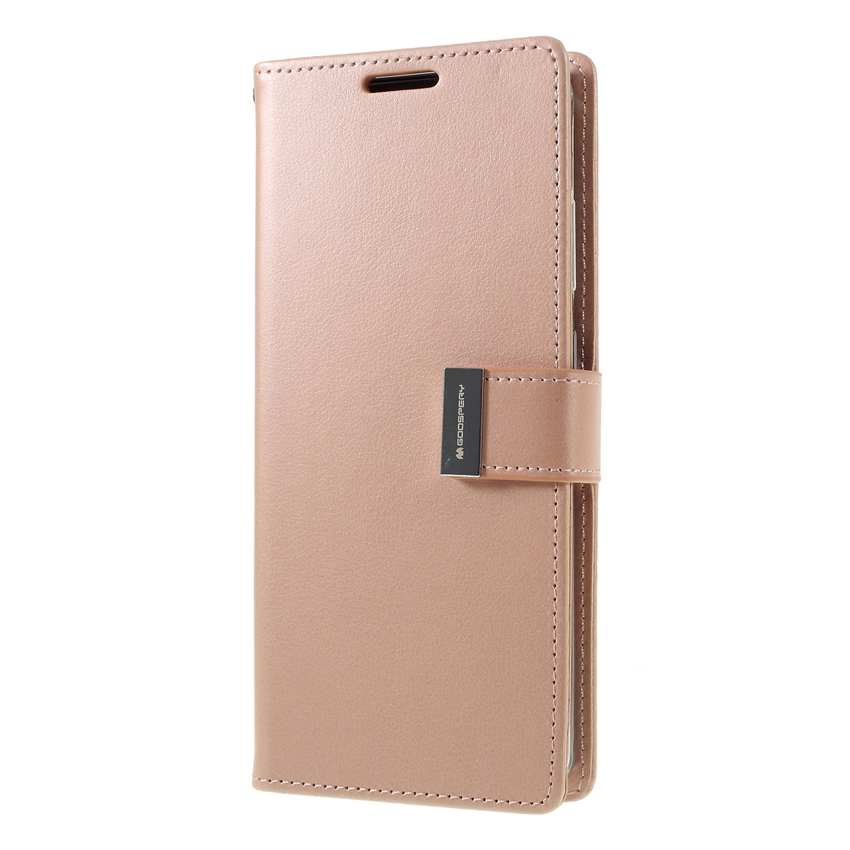 MERCURY GOOSPERY Rich Diary Leather Wallet Protection Case for Samsung Galaxy S20 Ultra - Rose Gold