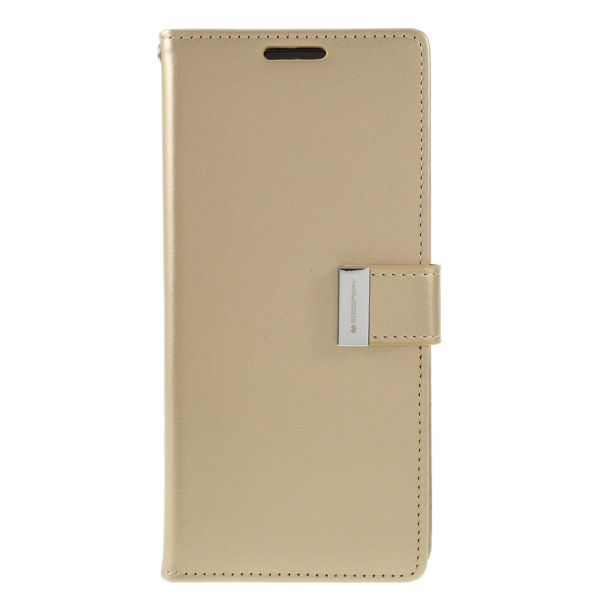 MERCURY GOOSPERY Rich Diary Leather Wallet Protection Case for Samsung Galaxy S20 Ultra - Gold