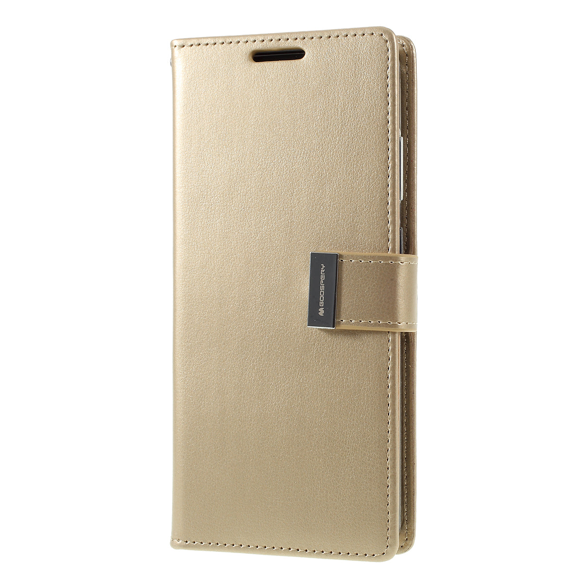 MERCURY GOOSPERY Rich Diary Leather Wallet Protection Case for Samsung Galaxy S20 Ultra - Gold