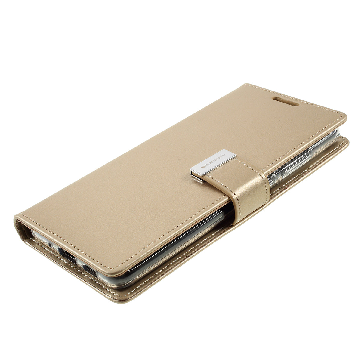 MERCURY GOOSPERY Rich Diary Leather Wallet Protection Case for Samsung Galaxy S20 Ultra - Gold