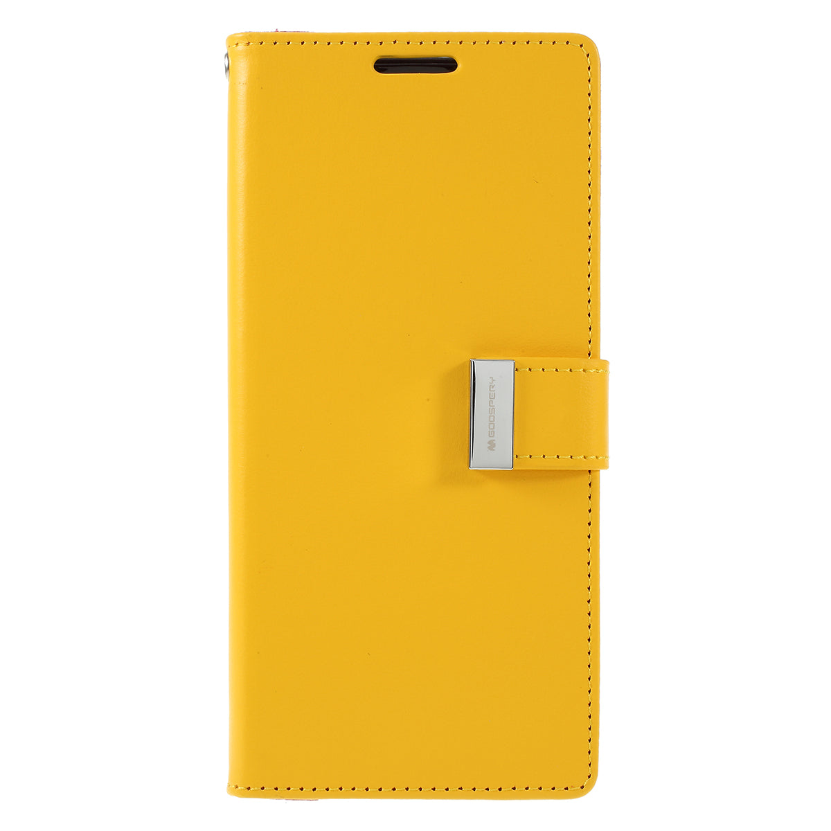 MERCURY GOOSPERY Rich Diary Leather Wallet Protection Case for Samsung Galaxy S20 Ultra - Yellow