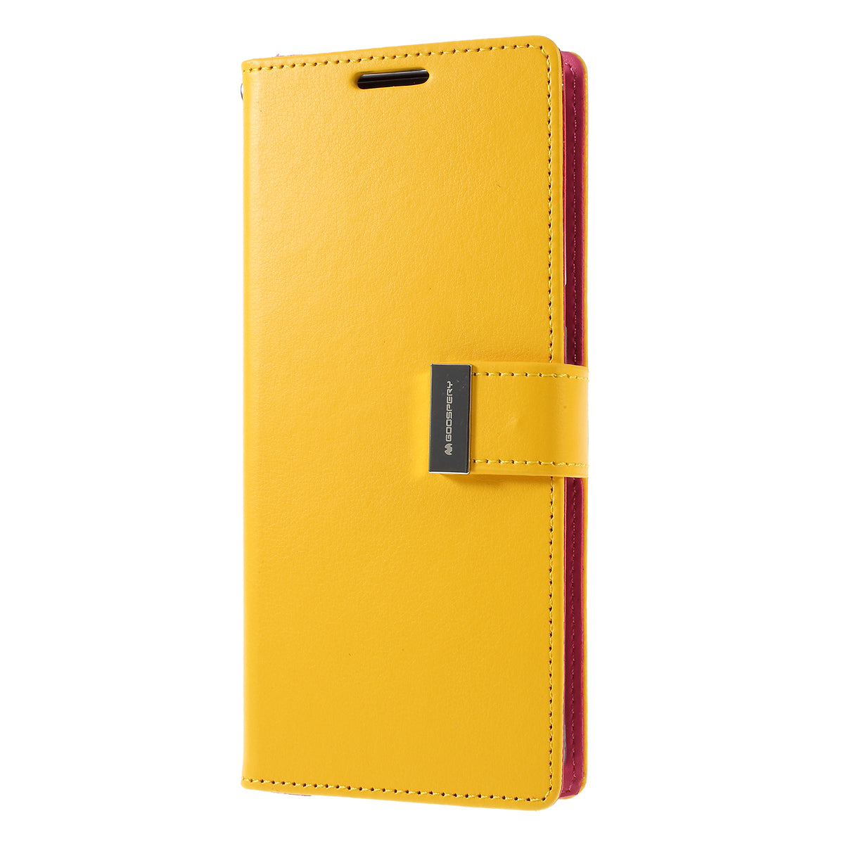 MERCURY GOOSPERY Rich Diary Leather Wallet Protection Case for Samsung Galaxy S20 Ultra - Yellow