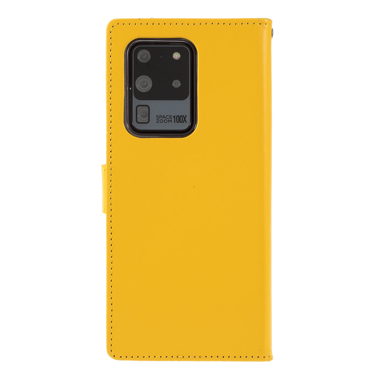 MERCURY GOOSPERY Rich Diary Leather Wallet Protection Case for Samsung Galaxy S20 Ultra - Yellow