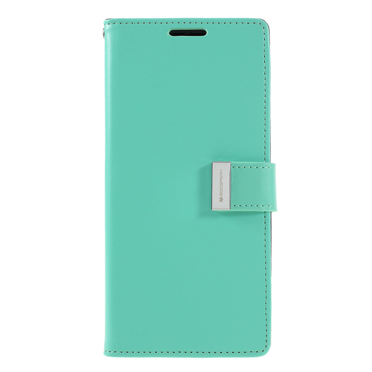 MERCURY GOOSPERY Rich Diary Leather Wallet Protection Case for Samsung Galaxy S20 Ultra - Cyan