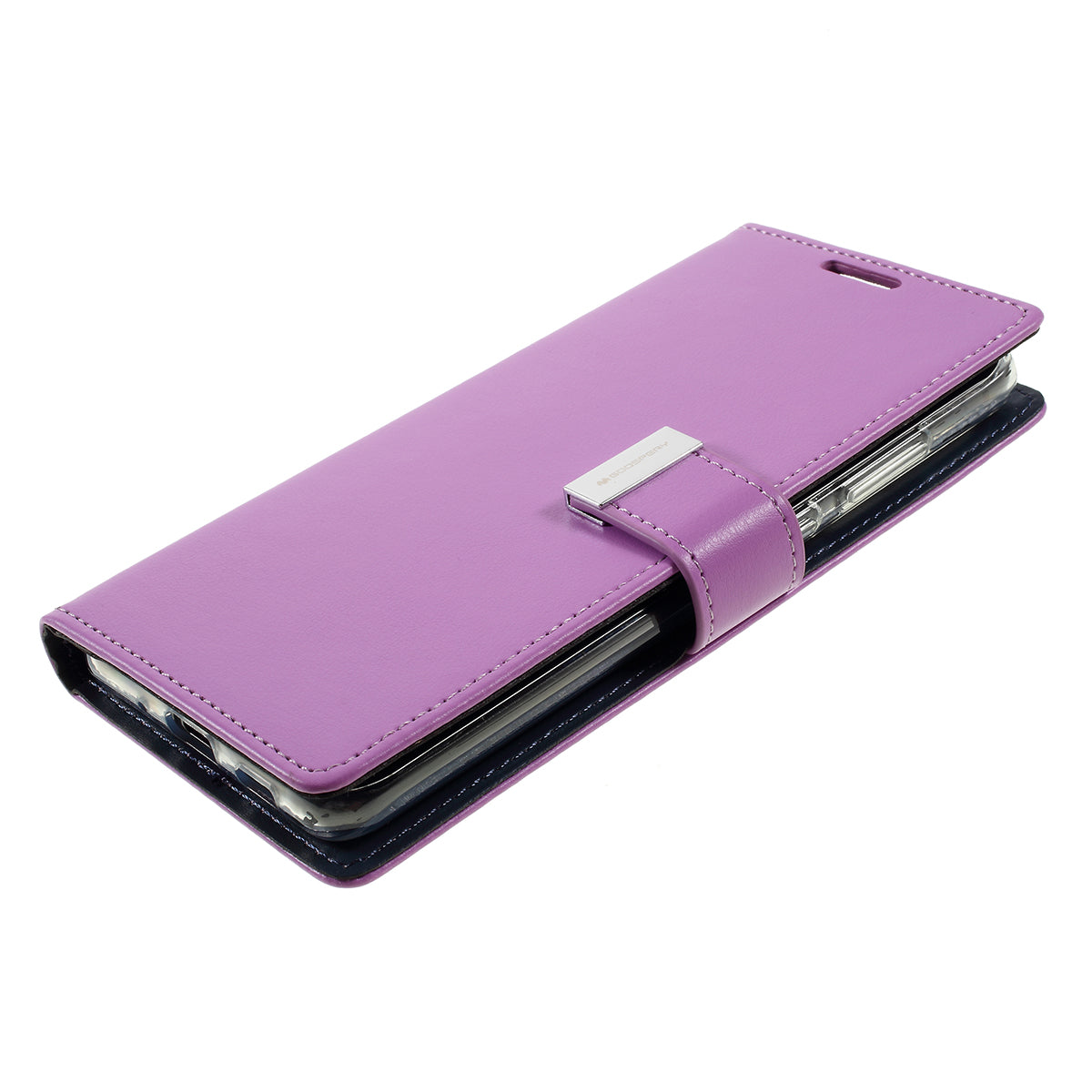 MERCURY GOOSPERY Rich Diary Leather Wallet Protection Case for Samsung Galaxy S20 Ultra - Purple