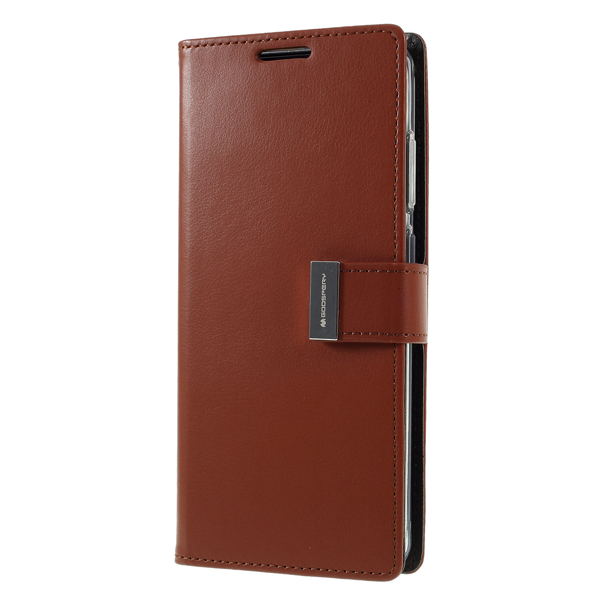 MERCURY GOOSPERY Rich Diary Leather Wallet Protection Case for Samsung Galaxy S20 Ultra - Brown