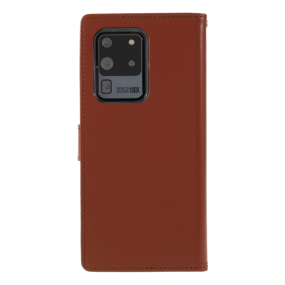 MERCURY GOOSPERY Rich Diary Leather Wallet Protection Case for Samsung Galaxy S20 Ultra - Brown