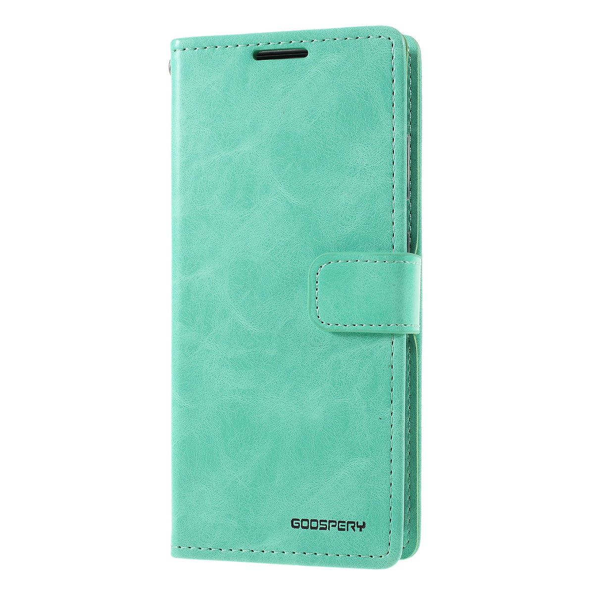 MERCURY GOOSPERY Blue Moon Wallet Leather Shell for Samsung Galaxy S20 4G/S20 5G - Cyan