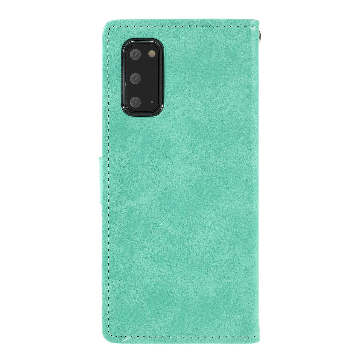 MERCURY GOOSPERY Blue Moon Wallet Leather Shell for Samsung Galaxy S20 4G/S20 5G - Cyan