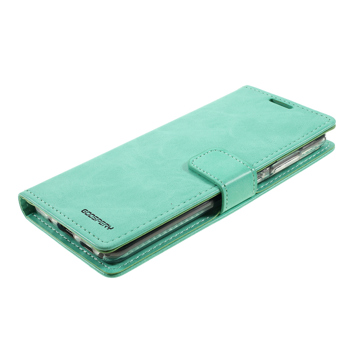 MERCURY GOOSPERY Blue Moon Wallet Leather Shell for Samsung Galaxy S20 4G/S20 5G - Cyan