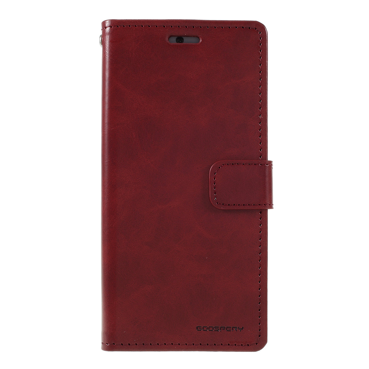 MERCURY GOOSPERY Blue Moon Wallet Leather Shell for Samsung Galaxy S20 4G/S20 5G - Wine Red