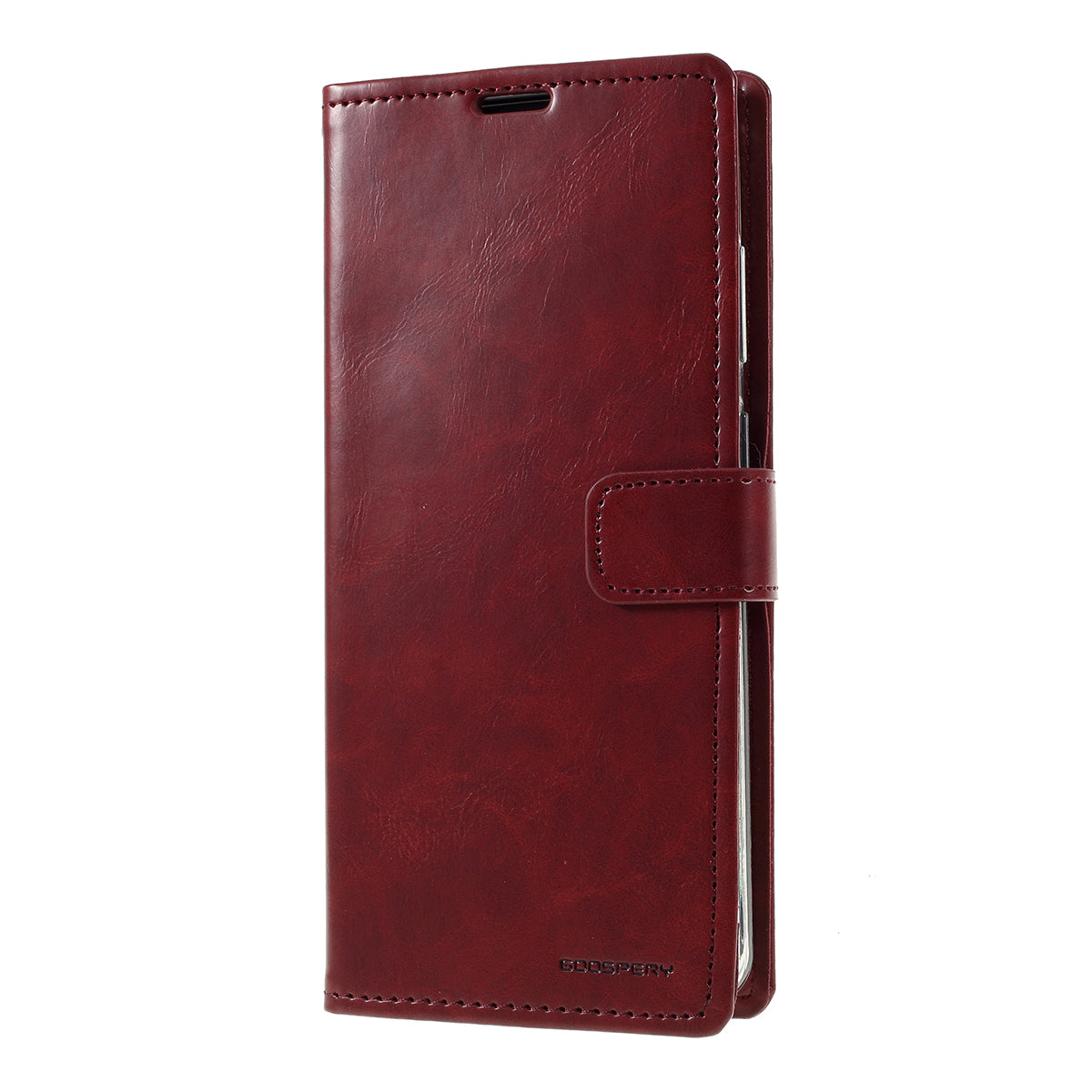 MERCURY GOOSPERY Blue Moon Wallet Leather Mobile Cover for Samsung Galaxy S20 Ultra - Wine Red