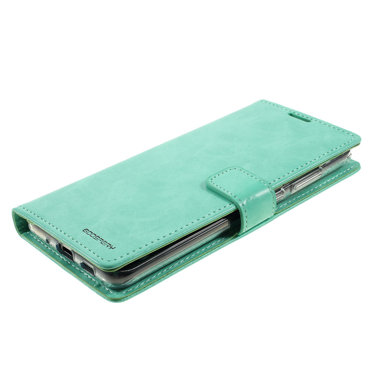 MERCURY GOOSPERY Blue Moon Wallet Leather Mobile Cover for Samsung Galaxy S20 Ultra - Cyan