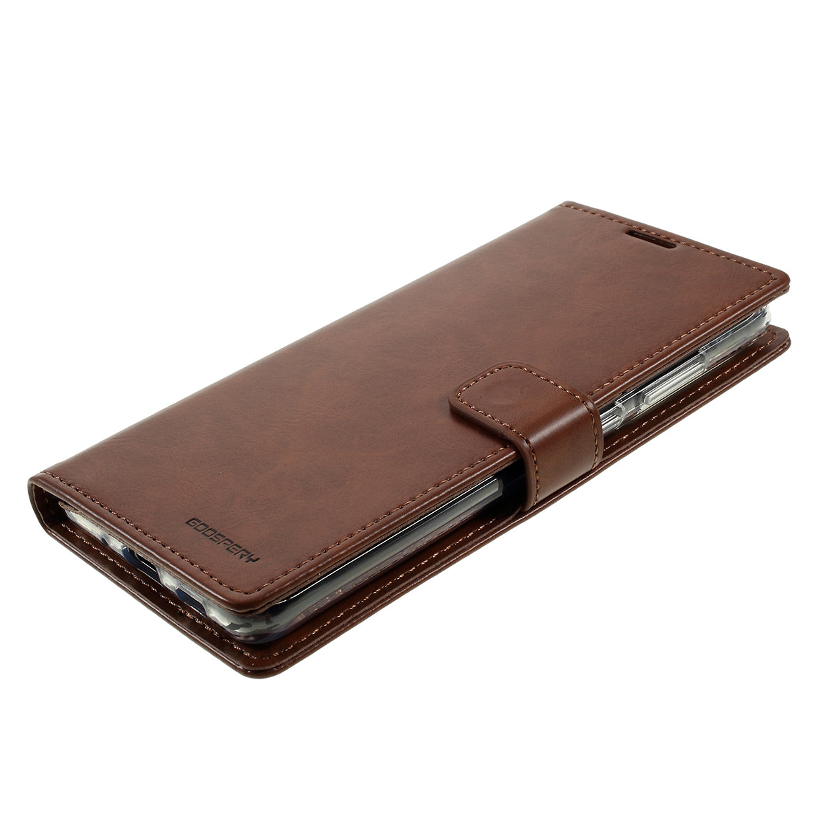 MERCURY GOOSPERY Blue Moon Wallet Leather Mobile Cover for Samsung Galaxy S20 Ultra - Brown