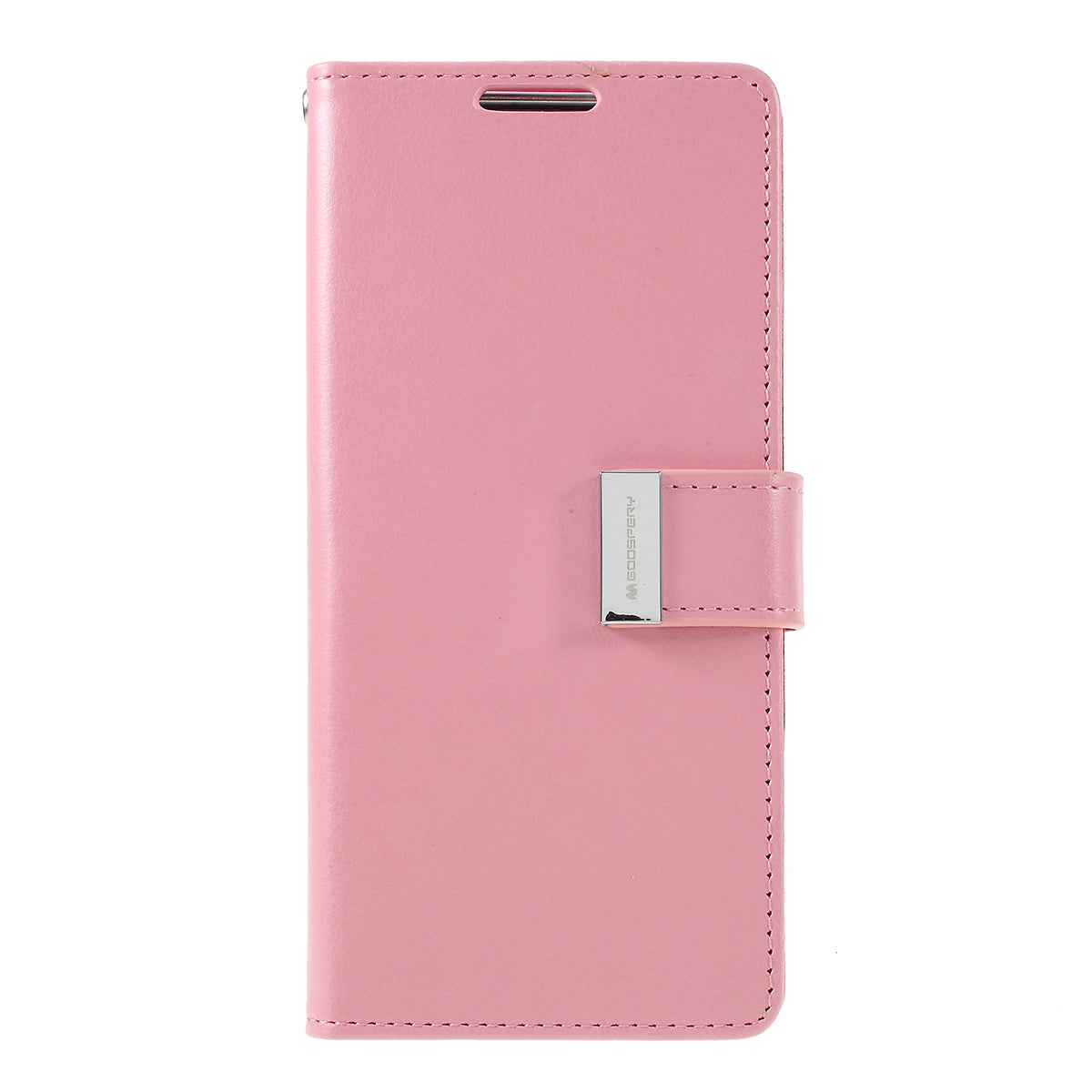 MERCURY GOOSPERY Rich Diary Leather Wallet Phone Casing for Samsung Galaxy S20 4G/S20 5G - Pink