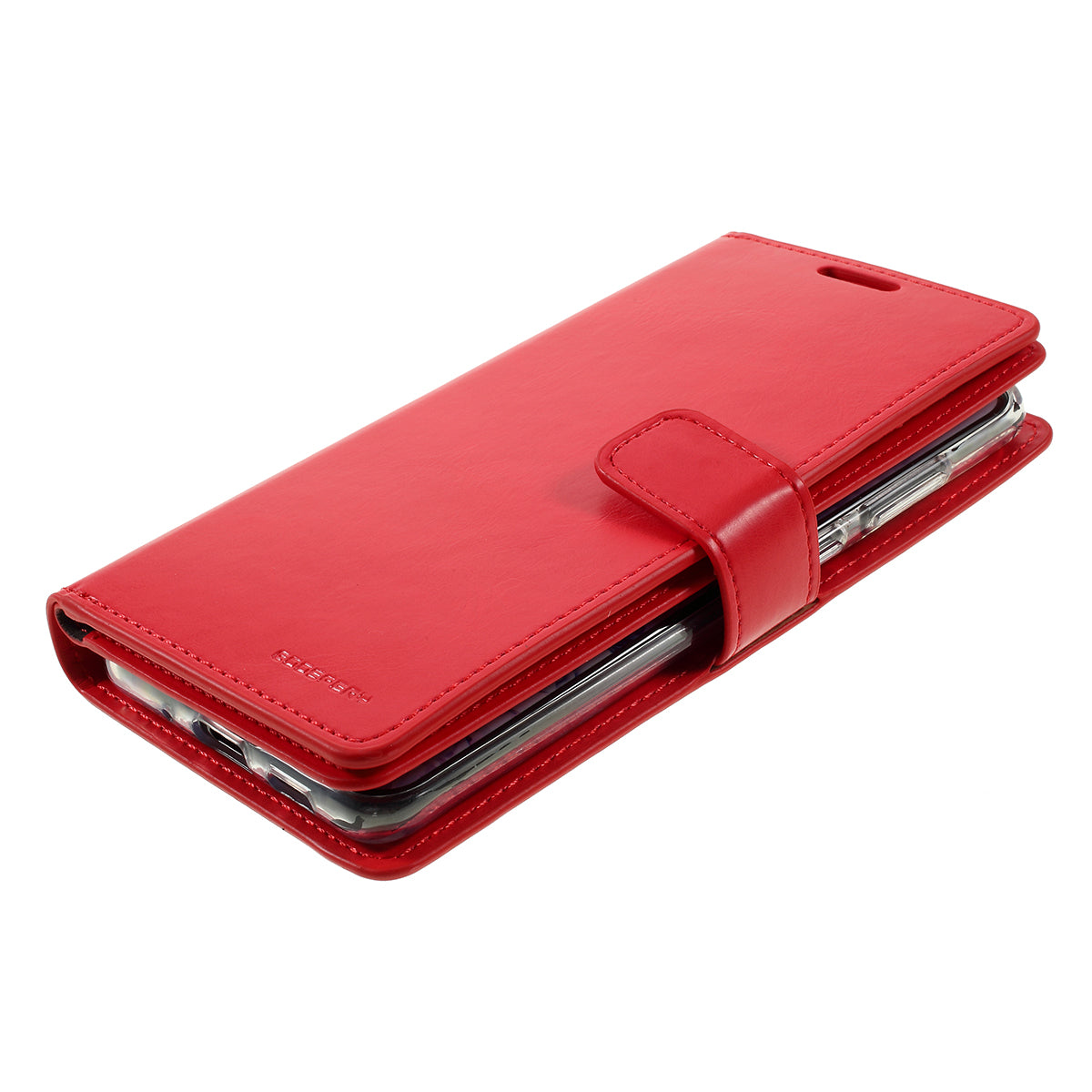 MERCURY GOOSPERY Mansoor Series Wallet Style Leather Cover Case for Samsung Galaxy S20 Plus / S20 Plus 5G - Red