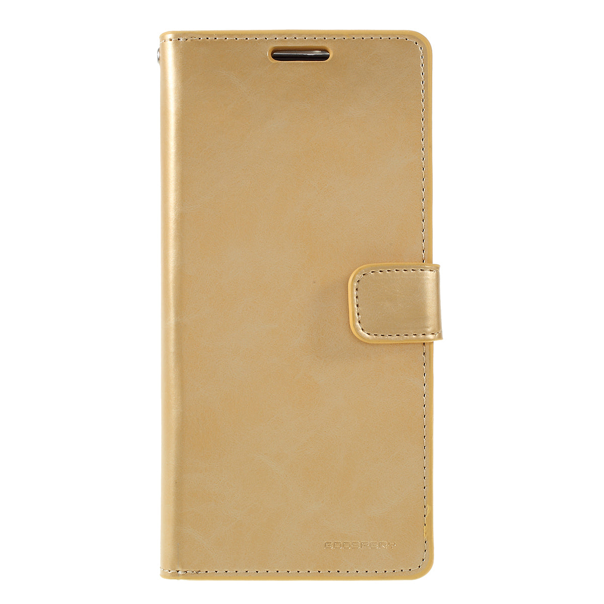 MERCURY GOOSPERY Mansoor Series Wallet Style Leather Cover Case for Samsung Galaxy S20 Plus / S20 Plus 5G - Gold