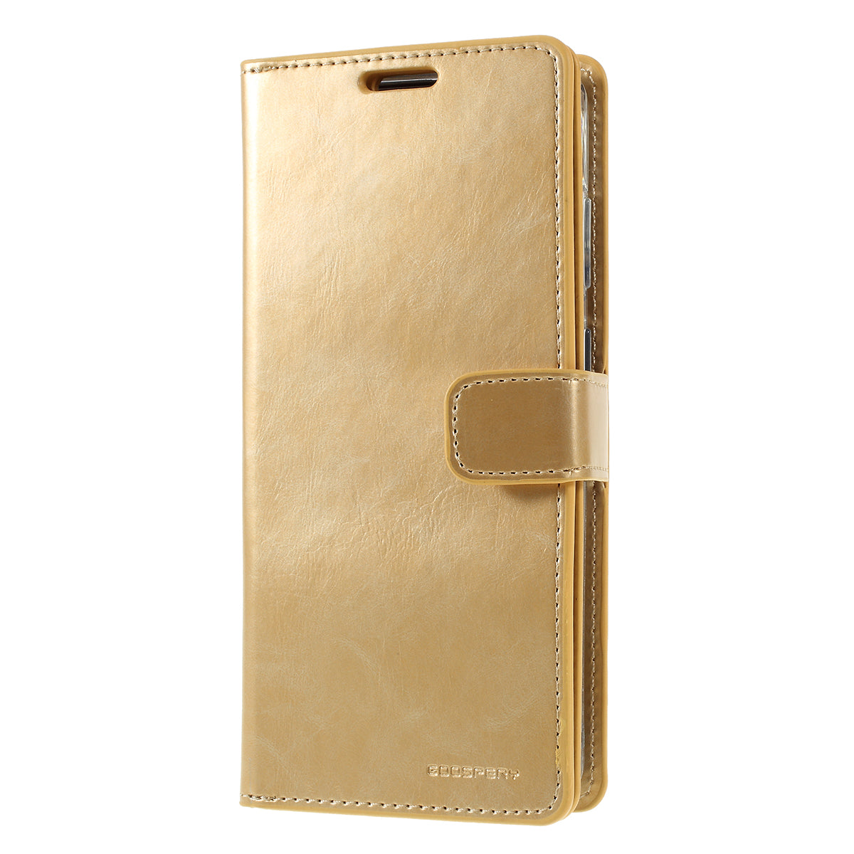 MERCURY GOOSPERY Mansoor Series Wallet Style Leather Cover Case for Samsung Galaxy S20 Plus / S20 Plus 5G - Gold