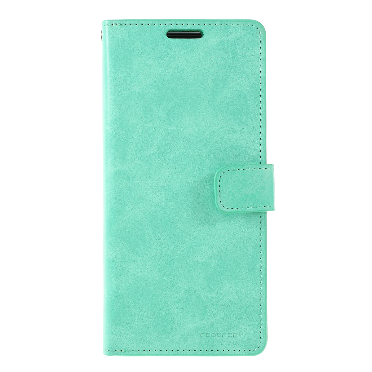 MERCURY GOOSPERY Mansoor Series Wallet Style Leather Cover Case for Samsung Galaxy S20 Plus / S20 Plus 5G - Cyan