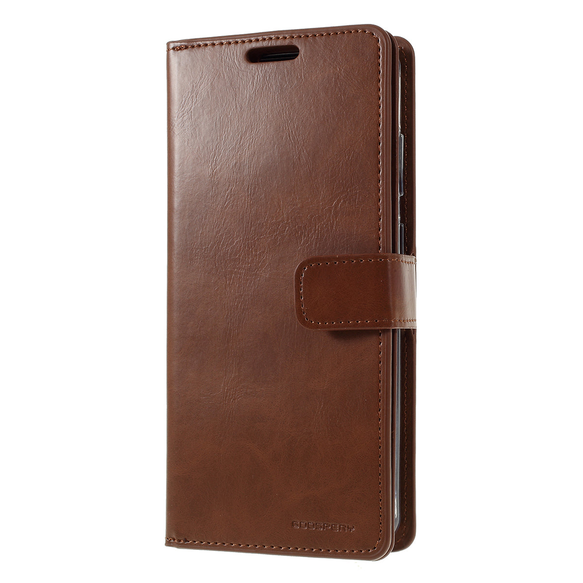 MERCURY GOOSPERY Mansoor Series Wallet Style Leather Cover Case for Samsung Galaxy S20 Plus / S20 Plus 5G - Brown