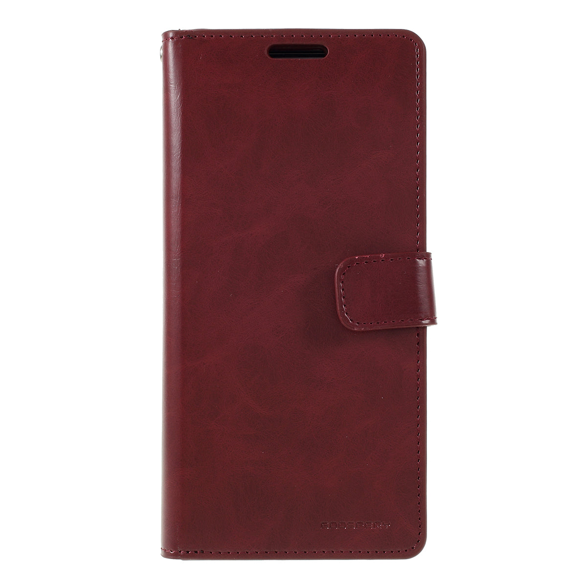 MERCURY GOOSPERY Mansoor Series Wallet Style Leather Cover Case for Samsung Galaxy S20 Plus / S20 Plus 5G - Wine Red