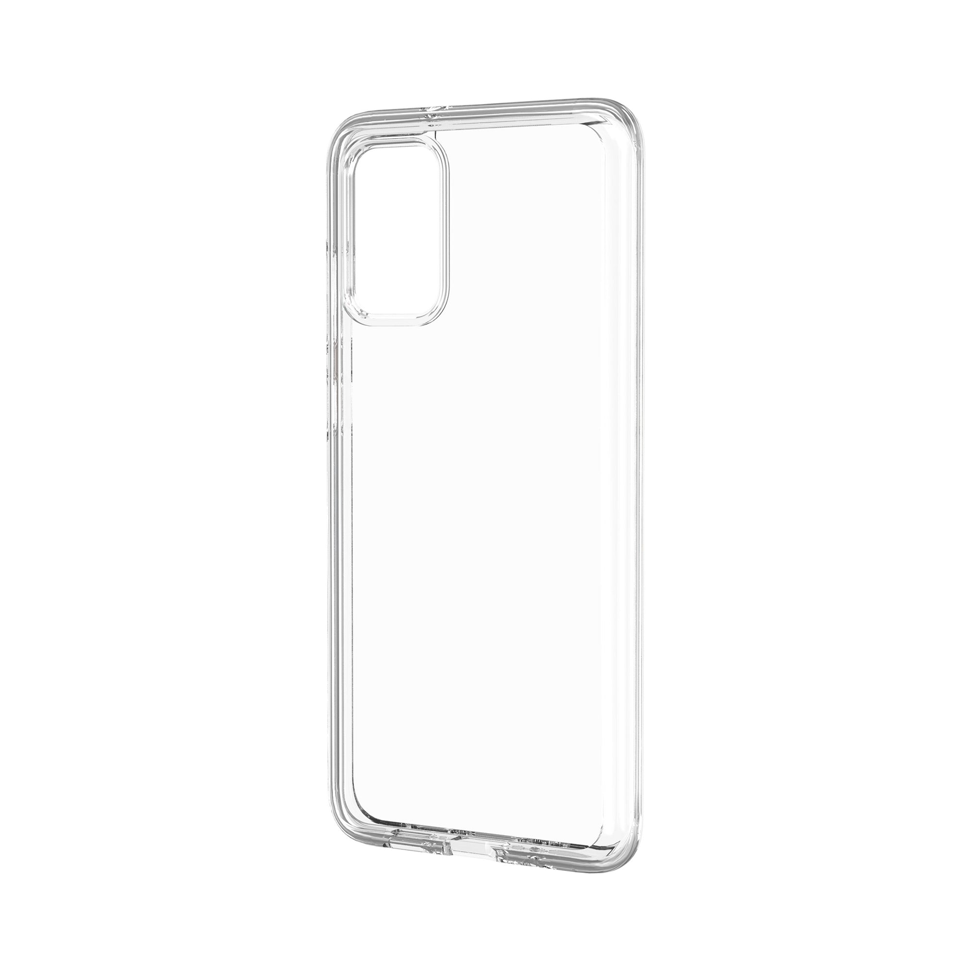 Transparent PC + TPU Phone Shell Case for Samsung Galaxy S20 Plus/S20 Plus 5G - Transparent