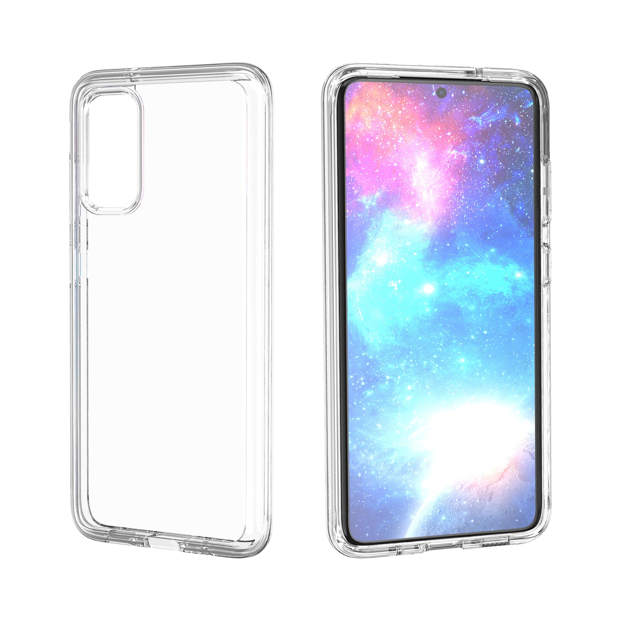 Transparent PC + TPU Case for Samsung Galaxy S20 4G/S20 5G - Transparent