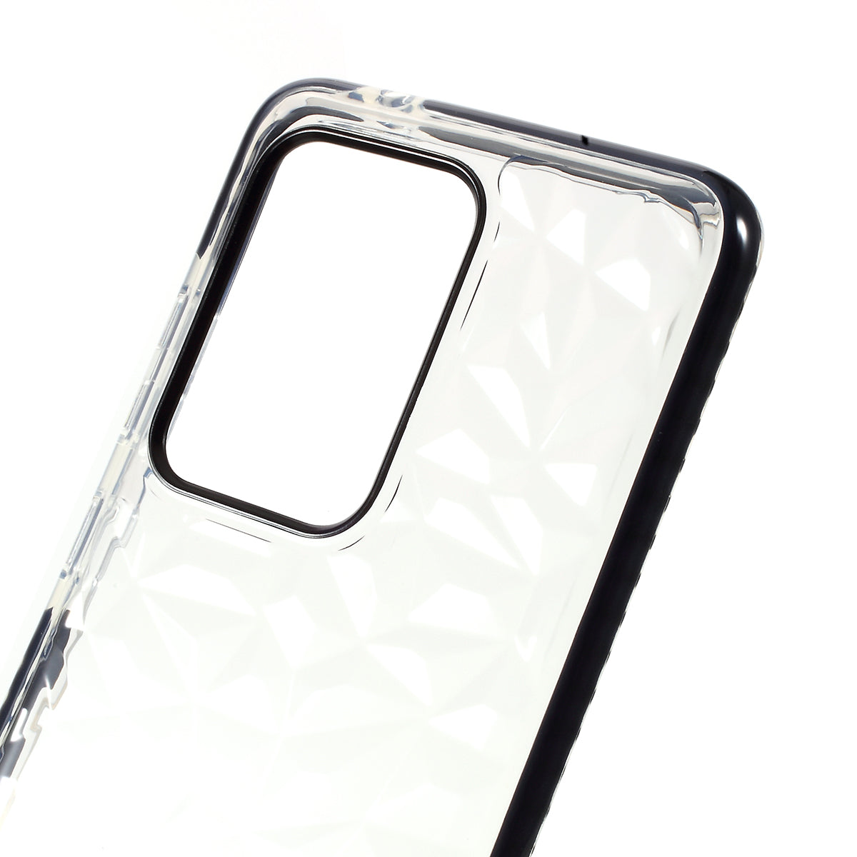 3D Diamond Surface TPU Cell Phone Case for Samsung Galaxy S20 Ultra - Black