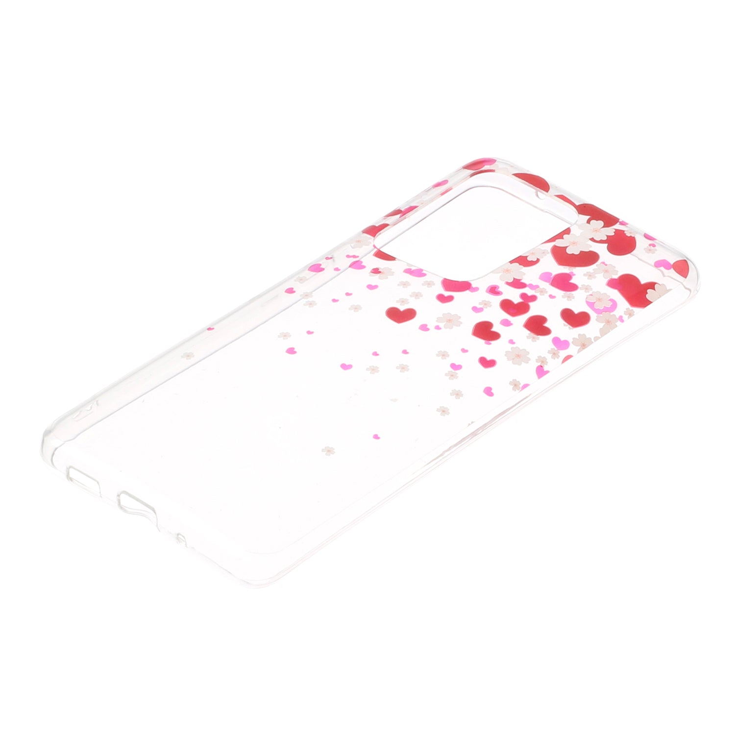 Pattern Printing IMD Design TPU Phone Protection Shell for Samsung Galaxy S20 Ultra - Heart