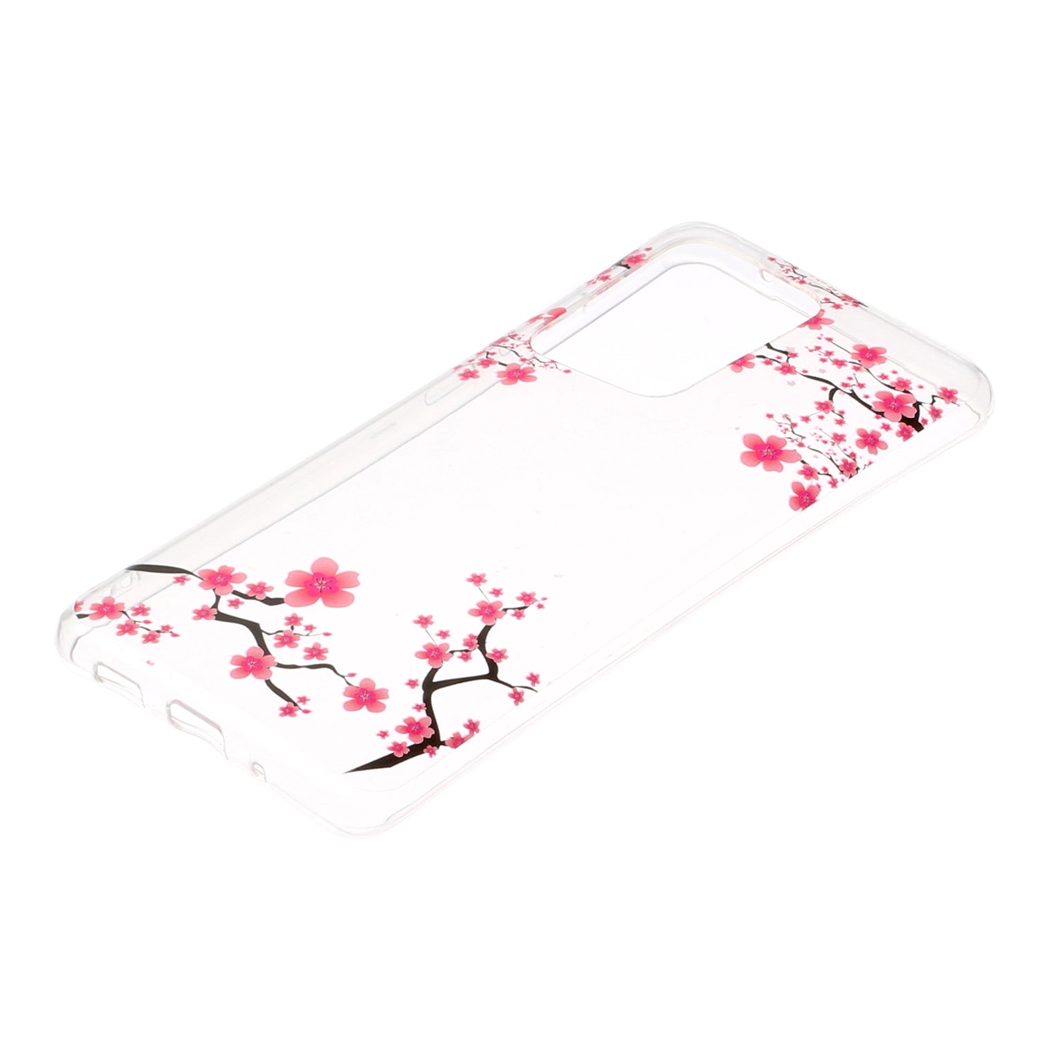 Pattern Printing IMD Design TPU Phone Protection Shell for Samsung Galaxy S20 Ultra - Red FLower