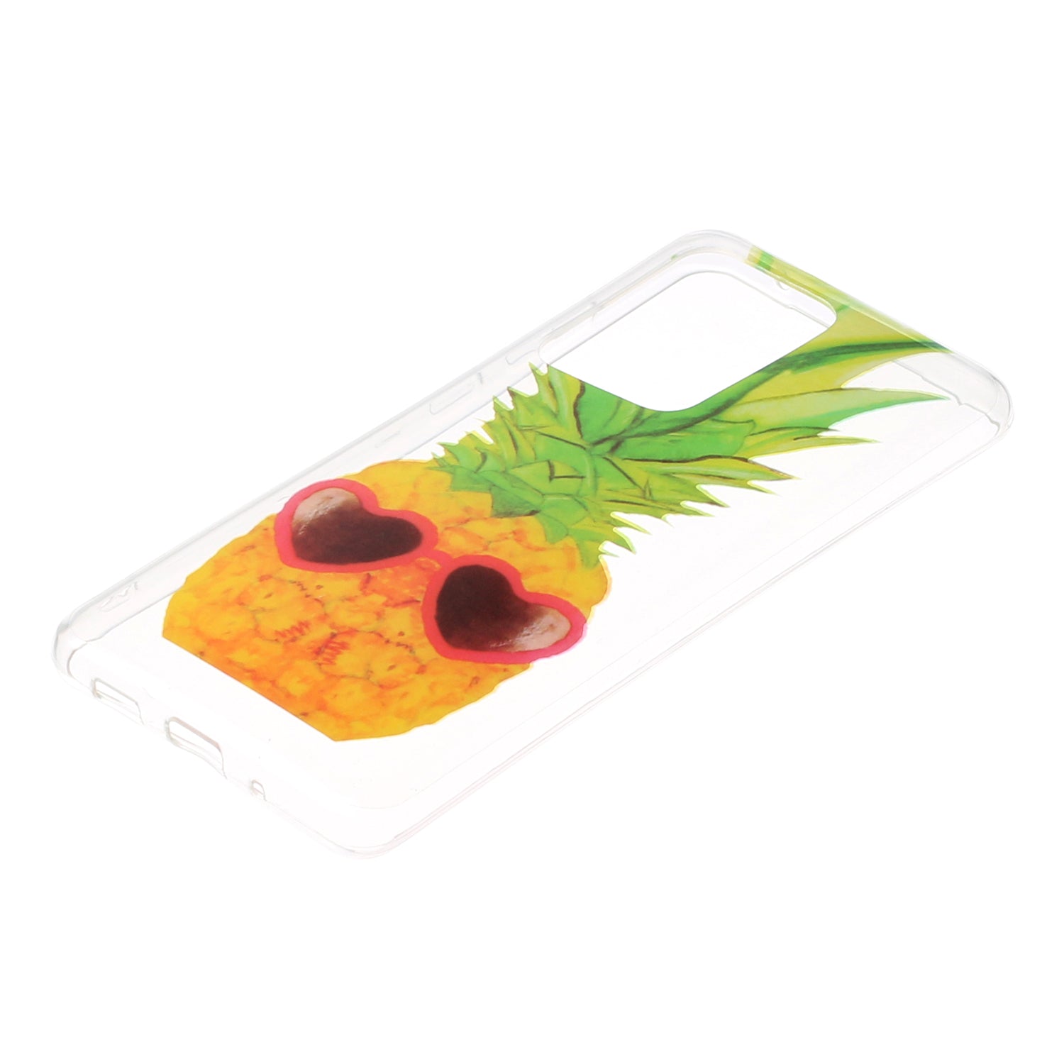 Pattern Printing IMD Design TPU Phone Protection Shell for Samsung Galaxy S20 Ultra - Pineapple