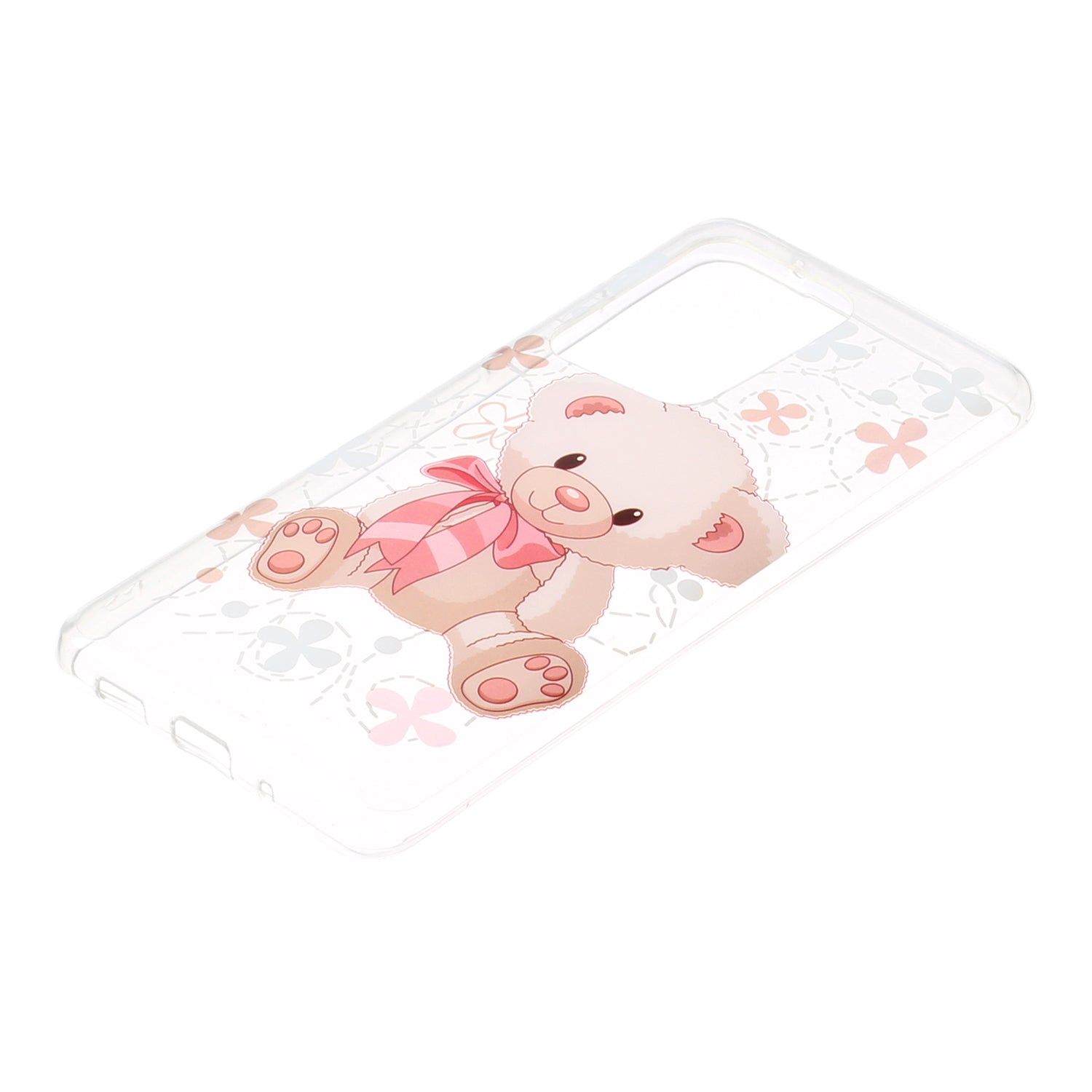 Pattern Printing IMD Design TPU Phone Protection Shell for Samsung Galaxy S20 Ultra - Cute Bear