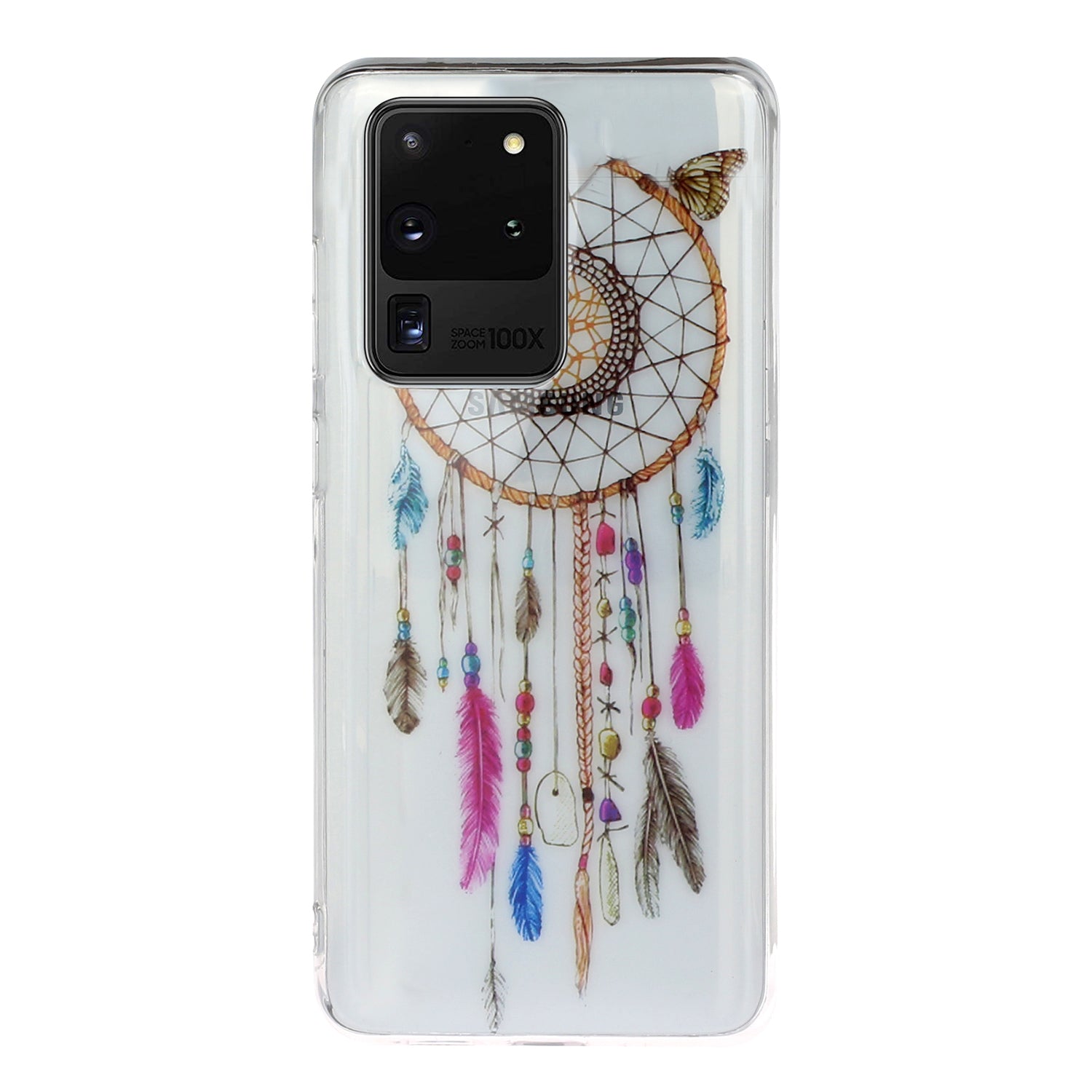 Pattern Printing IMD Design TPU Phone Protection Shell for Samsung Galaxy S20 Ultra - Dream Catcher