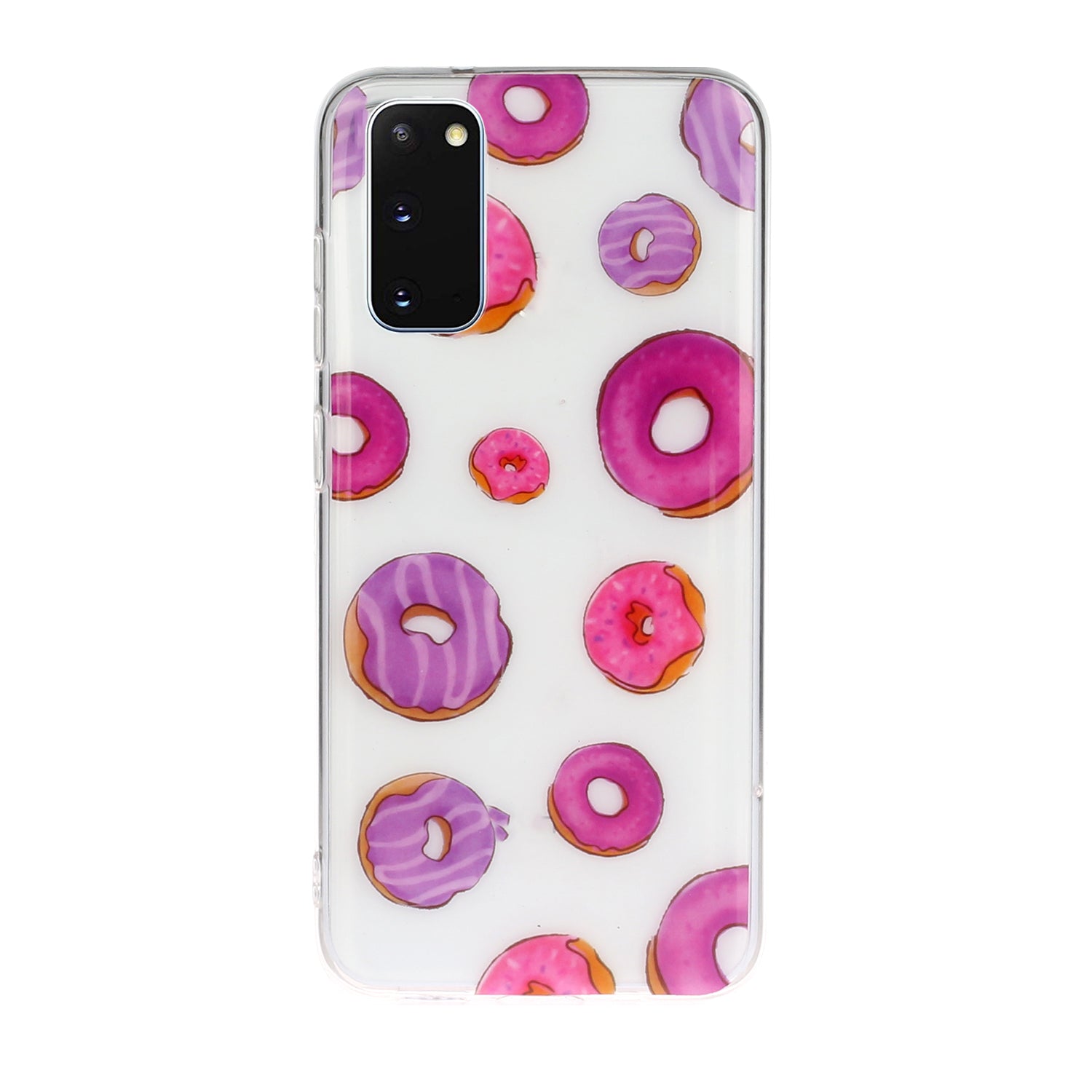 Pattern Printing IMD Design TPU Phone Protection Shell for Samsung Galaxy S20 4G/S20 5G - Doughnut