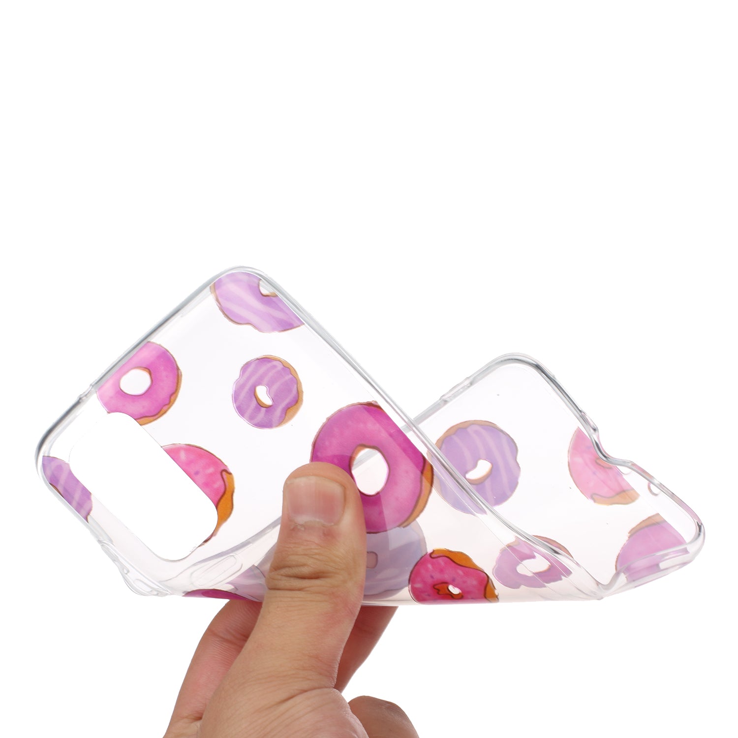 Pattern Printing IMD Design TPU Phone Protection Shell for Samsung Galaxy S20 4G/S20 5G - Doughnut